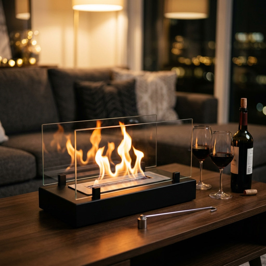 BioFlame™ - Chimenea Moderna de Mesa
