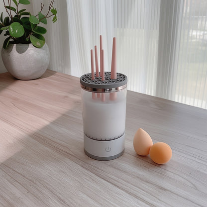 BrushClean 3 en 1 – Limpiador Eléctrico de Brochas