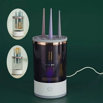 BrushClean 3 en 1 – Limpiador Eléctrico de Brochas