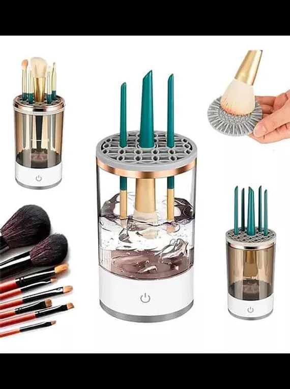 BrushClean 3 en 1 – Limpiador Eléctrico de Brochas