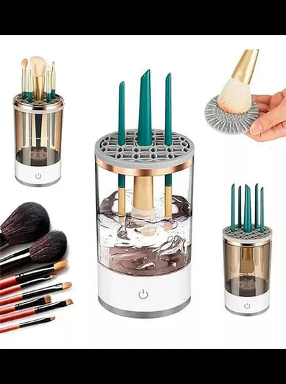 BrushClean 3 en 1 – Limpiador Eléctrico de Brochas