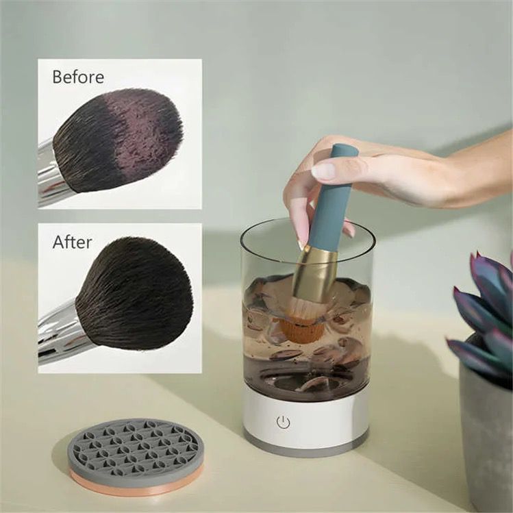 BrushClean 3 en 1 – Limpiador Eléctrico de Brochas