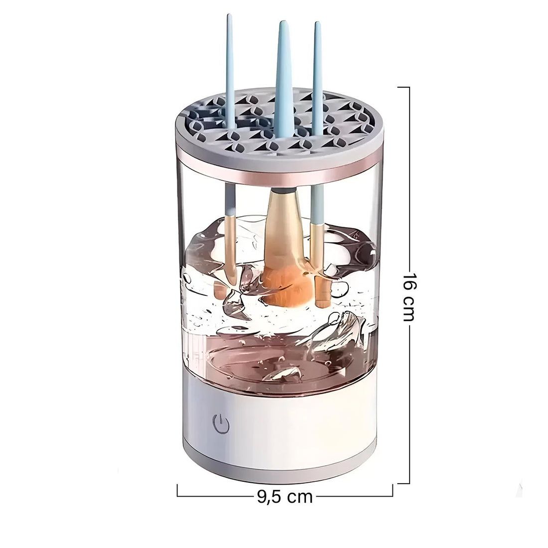 BrushClean 3 en 1 – Limpiador Eléctrico de Brochas
